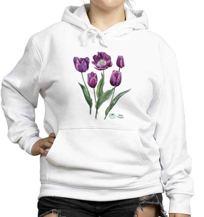 Tulips 'Negrita' — hoodie