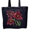 Daylily 'Black Emanuelle' — premium cotton bag