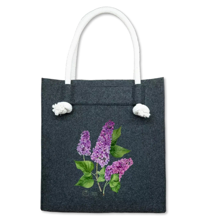 Common lilac — premium felt bag