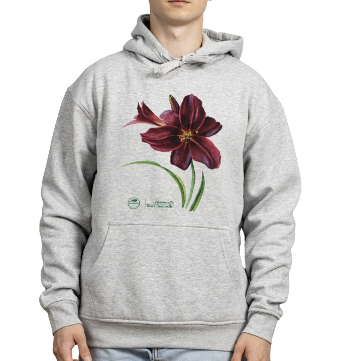 Daylilies 'Black Emanuelle' — hoodie