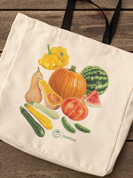 Cucurbit vegetables — premium cotton bag