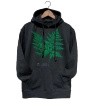 Leather fern — hoodie