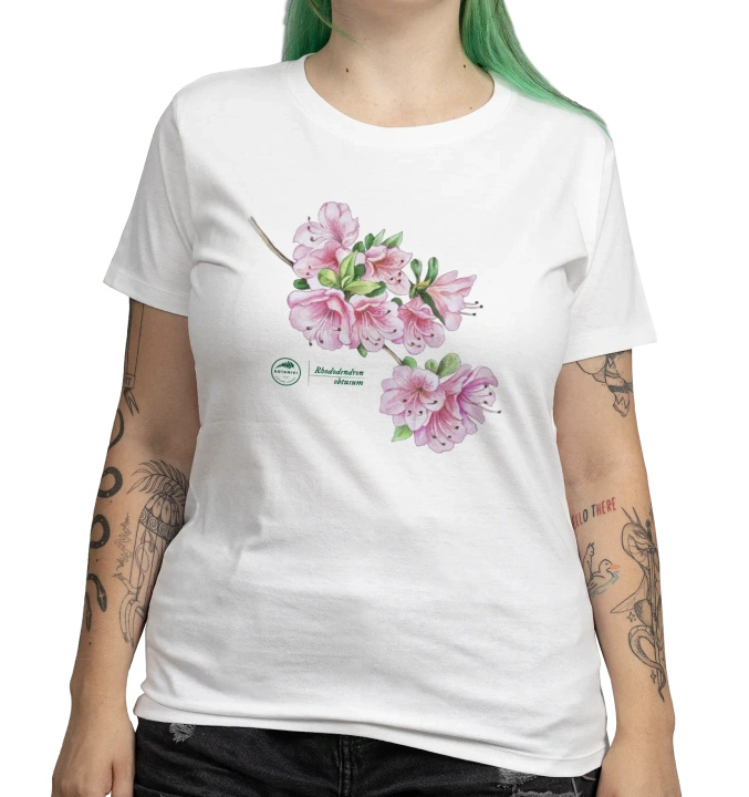 Common rhododendron — women's t-shirt
