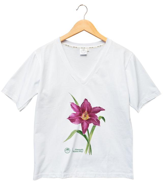 Summer Wine daylilies — premium  t-shirt