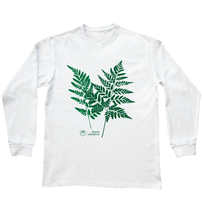 Leather fern — long sleeve t-shirt