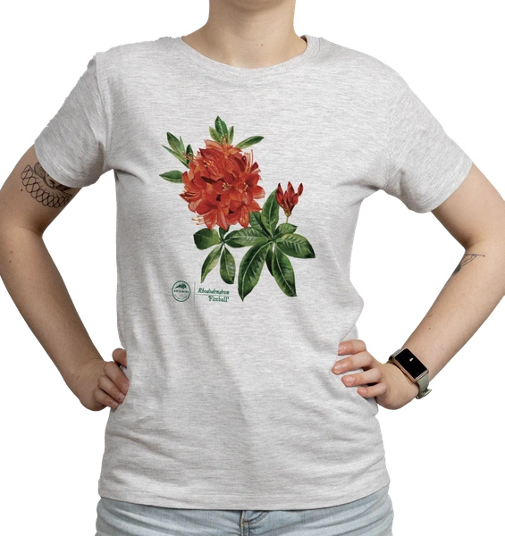 Rhododendron 'Fireball' — women's t-shirt