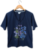 Blue meadow — premium  t-shirt