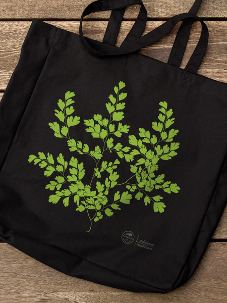 Maidenhair fern — premium cotton bag