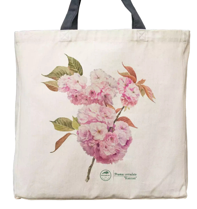 Cherry blossom 'Kanzan' — premium cotton bag