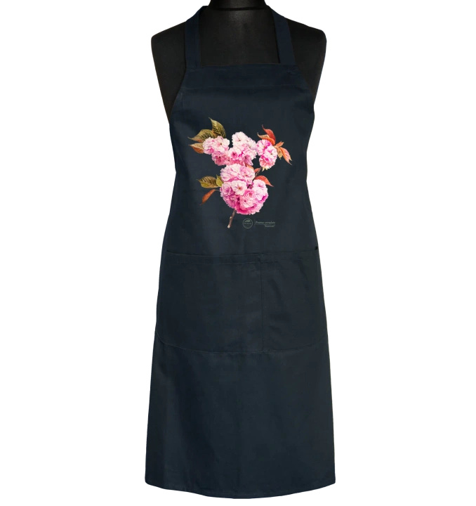 Cherry blossom 'Kanzan' — apron with pockets