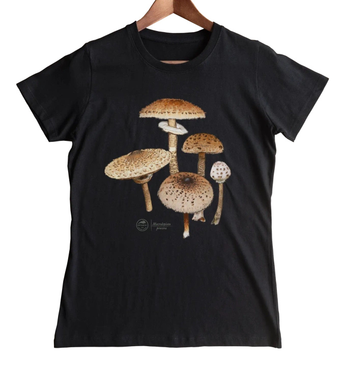 Parasol mushroom — women's t-shirt