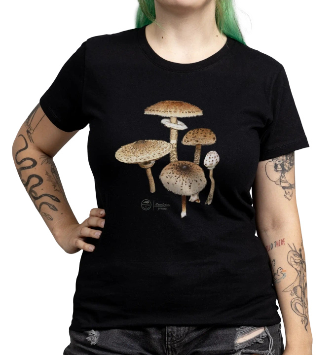 Parasol mushroom — women's t-shirt