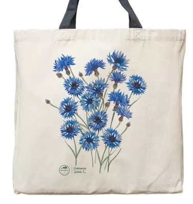 Cornflowers — premium cotton bag