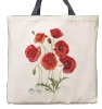 Common poppies — premium cotton bag