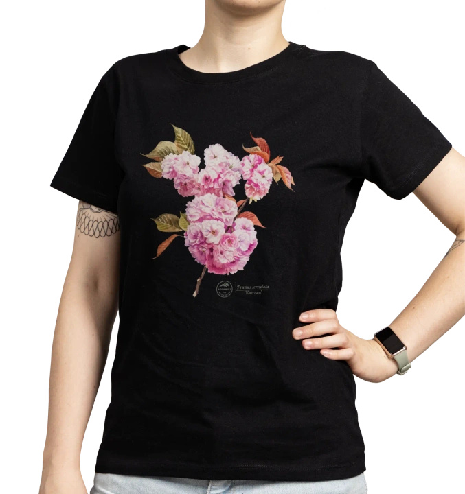 Cherry blossom 'Kanzan' — women's t-shirt