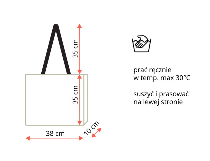 Horse chestnut — premium cotton bag