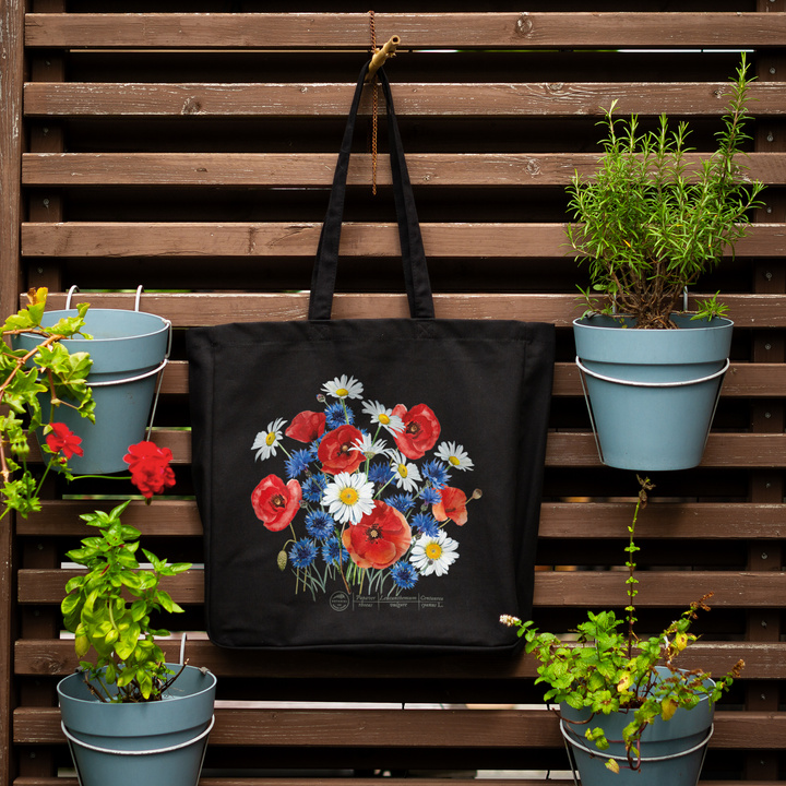Wildflowers — premium cotton bag