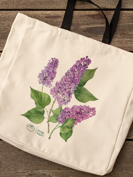 Common lilac — premium cotton bag