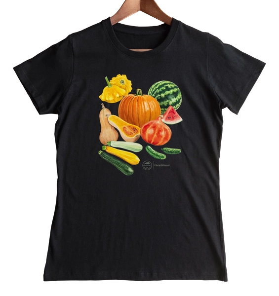 Cucurbit vegetables — women's t-shirt