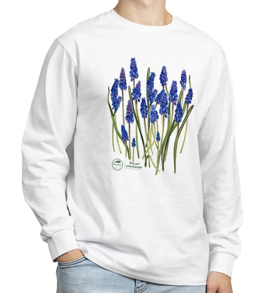 Armenian grape hyacinth — long sleeve t-shirt