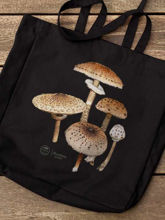 Parasol mushroom — premium cotton bag