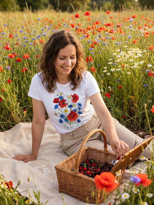 Wildflowers — women's t-shirt
