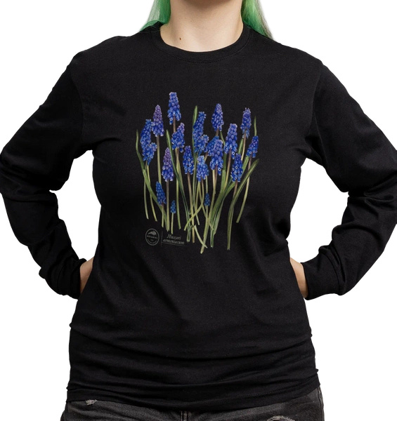 Armenian grape hyacinth — long sleeve t-shirt