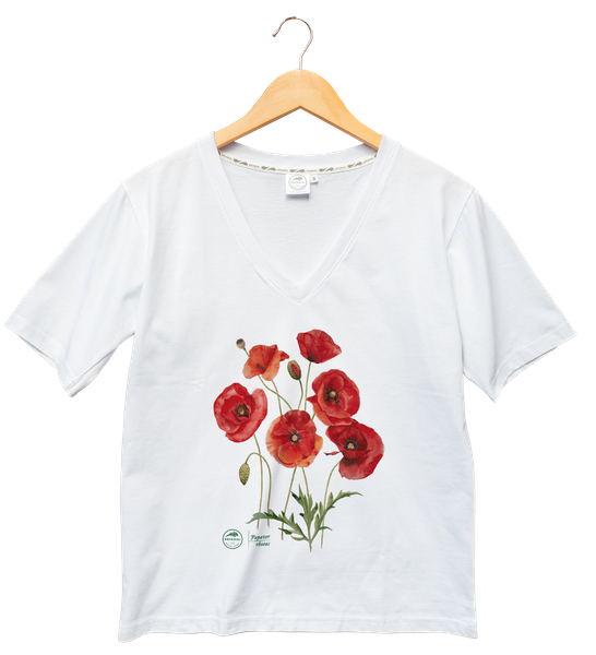 Common poppies — premium  t-shirt