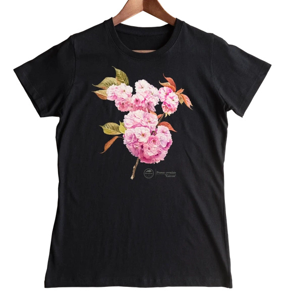 Cherry blossom 'Kanzan' — women's t-shirt