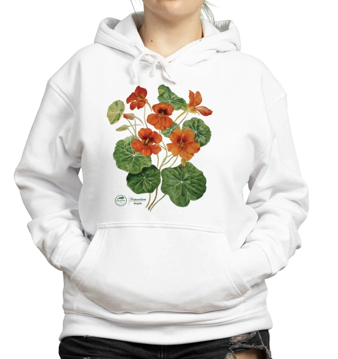 Garden nasturtiums — hoodie