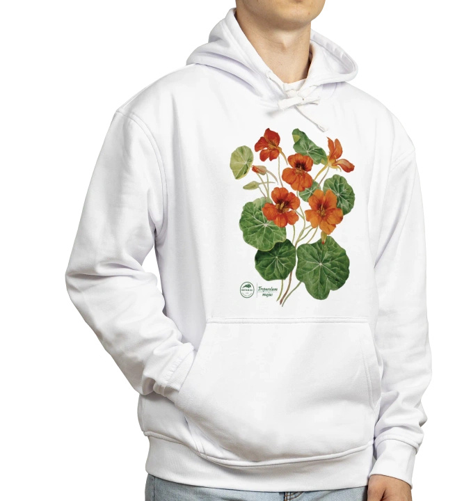 Garden nasturtiums — hoodie