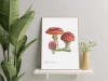 Fly agaric — plant motif poster