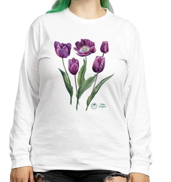 Tulip 'Negrita' — long sleeve t-shirt