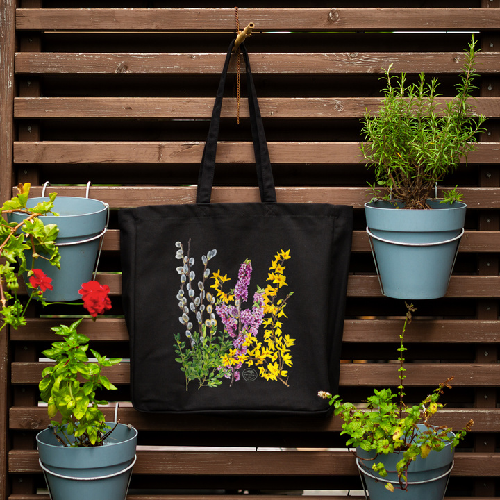 Spring shrubs — cotton bag