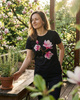 Saucer magnolia intermediate — women's t-shirt