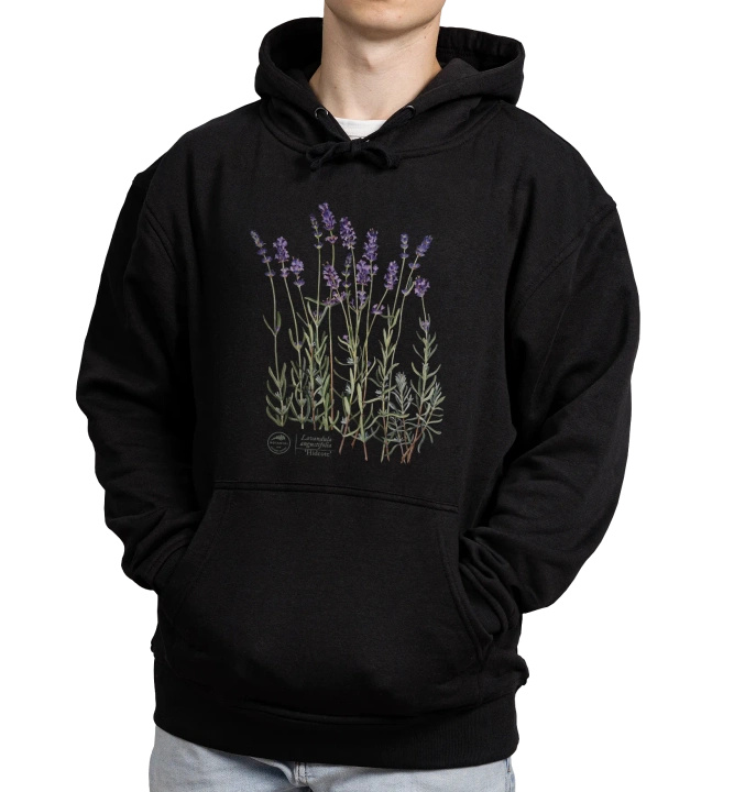Lavender 'Hidcote' — hoodie