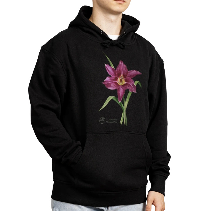 Daylilies 'Summer Wine'  — hoodie