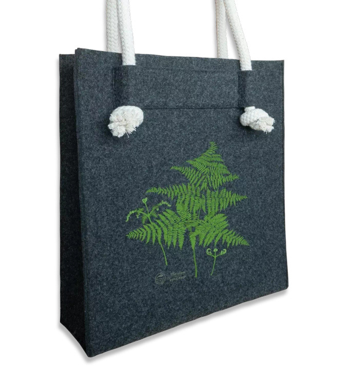 Eagle fern — premium felt bag