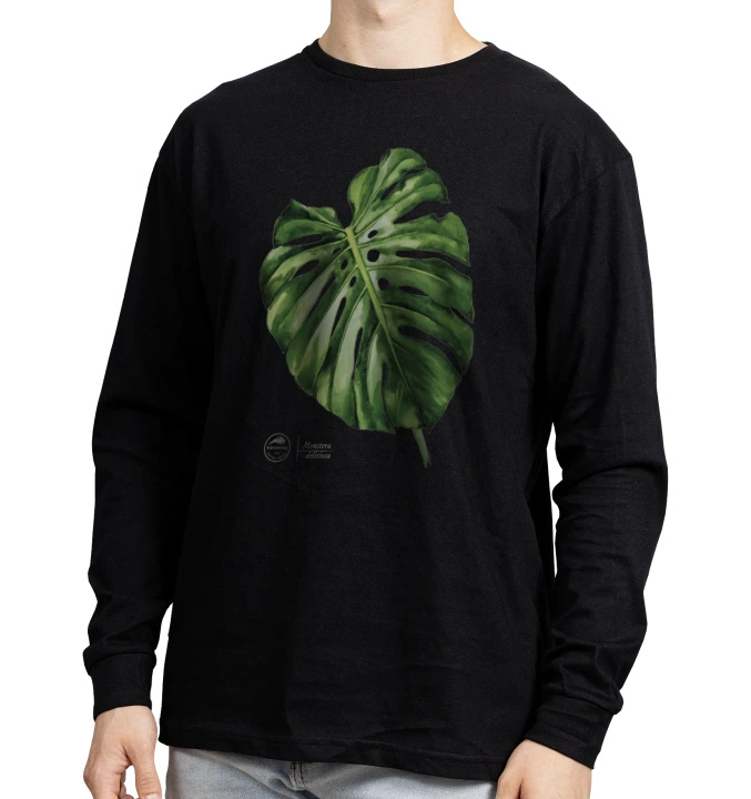 Swiss cheese plant — long sleeve t-shirt