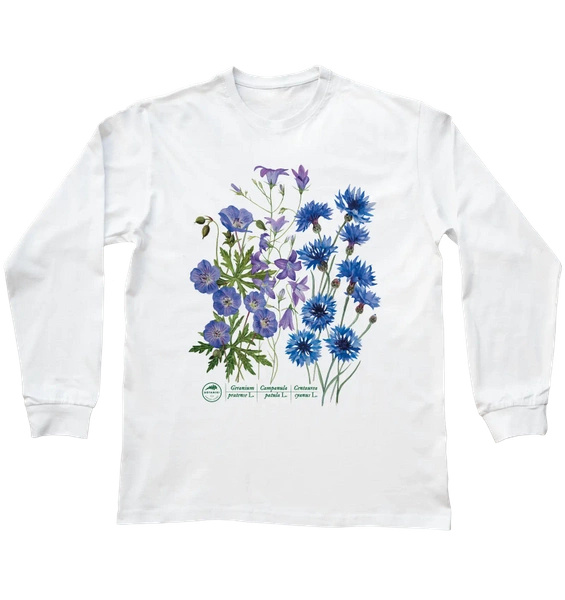 Blue meadow — long sleeve t-shirt unisex