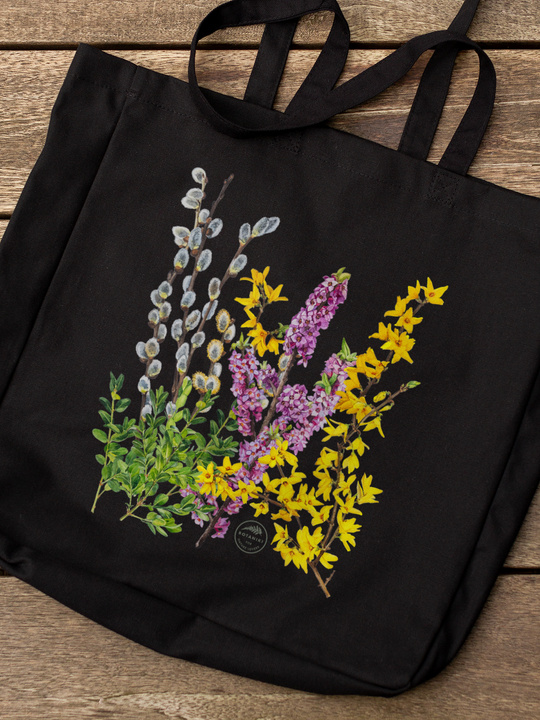Spring shrubs — cotton bag