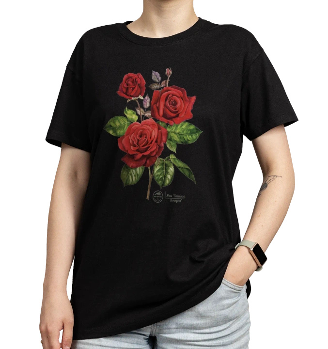 Rose 'Crimson Bouquet' — classic t-shirt