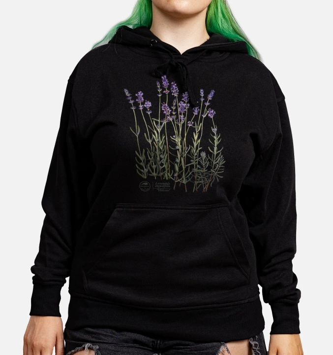 Lavender 'Hidcote' — hoodie