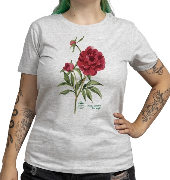 Chinese peony 'Red Magic' — women's t-shirt