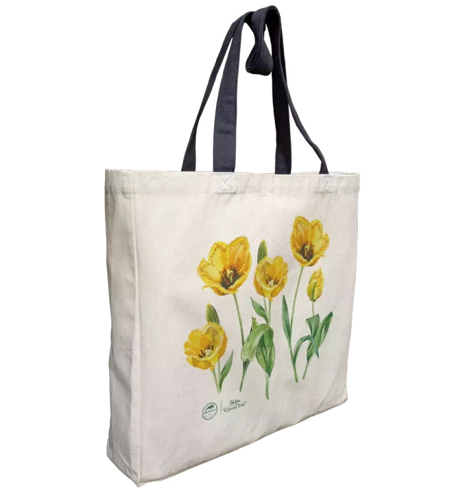 Tulip 'Crystal Star' — premium cotton bag