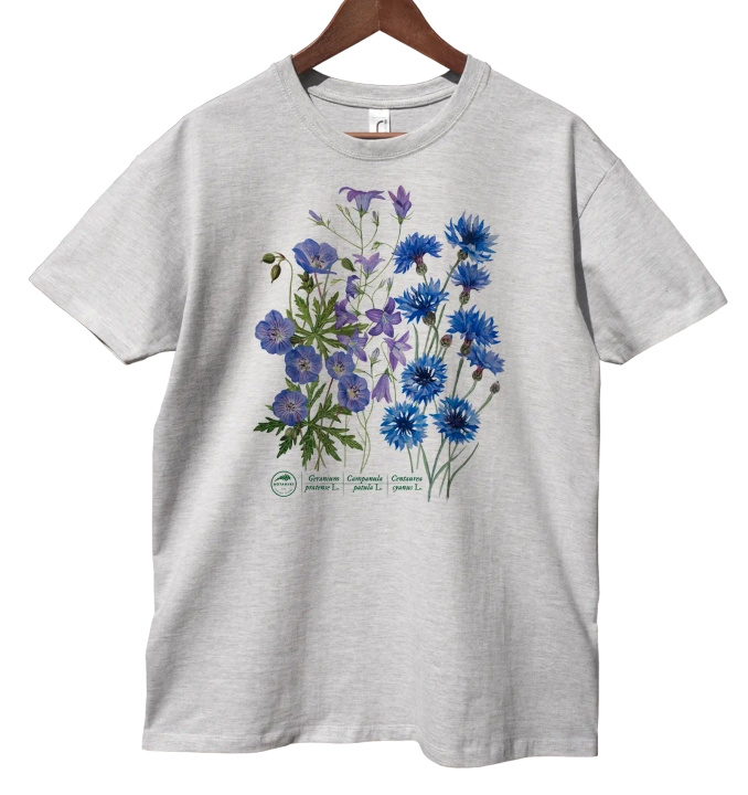Blue meadow — classic t-shirt