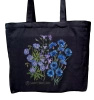 Blue meadow — premium cotton bag