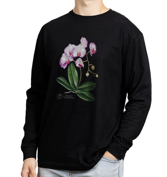 Orchid phalaenopsis — long sleeve t-shirt