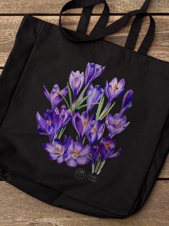 Spring crocus — premium cotton bag