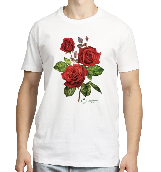 Rose 'Crimson Bouquet' — classic t-shirt